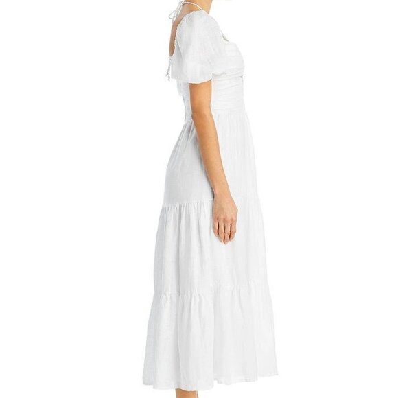 Faithfull the Brand White Maxi Dress - Picture 4 of 5